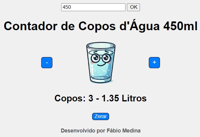 Imagem do site do contador de copos d'água